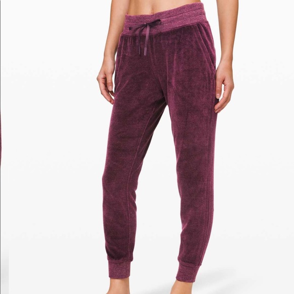 lululemon athletica Pants - Lululemon Warm Down Velour Jogger